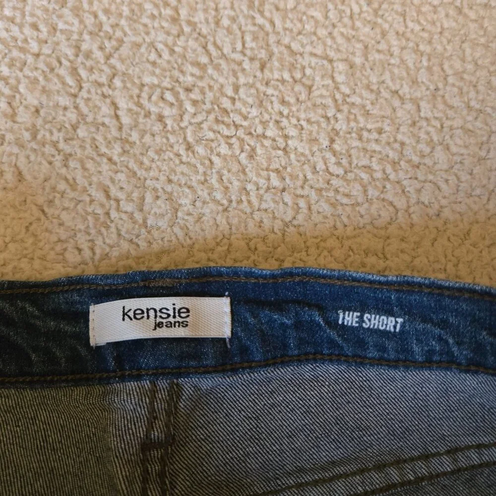 Kensie Jean Shorts Size 6 - Picture 2 of 6